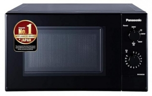Panasonic 20L Solo Microwave Oven (NN-SM25JBFDG,Black).