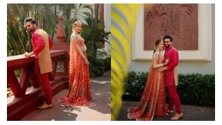 Rakul Preet Singh And Jackky Bhagnani Twin In Pink-Golden Outfits For Mehendi Ceremony: New Pics Inside!