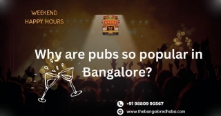 Why Are Pubs So Popular In Bangalore?