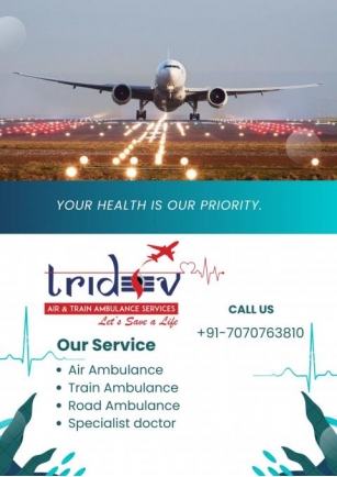 Tridev Air Ambulance In Patna – The Best Solution For Hiring Medical Care Transport
