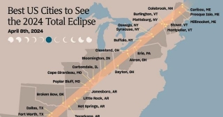 Map Of The Best Places Worldwide To Witness A Solar Eclipse