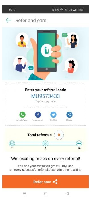 MyUpchar Referral Code