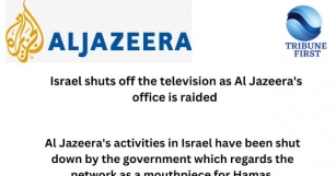 Israel Shuts Off The Television As Al Jazeera's Office Is Raided