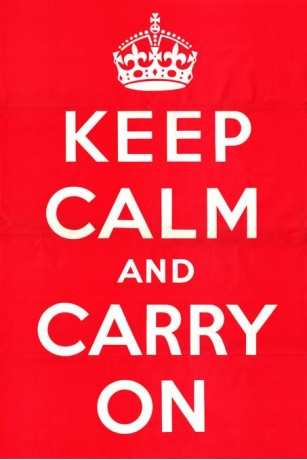 Keep Calm And Carry On – Zapomniany Plakat