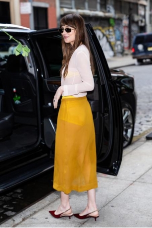 The Unexpected Summer Color Combo That’s Dakota Johnson–Approved