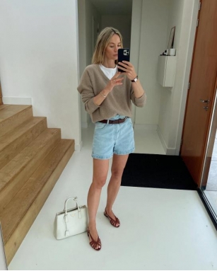 8 Outfits That Prove Denim Shorts Can Look Elevated