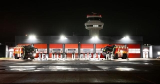 Gatwick Fire Service Spell Out Special Message.....