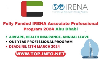 Fully Funded IRENA Associate Professional Program 2024 Abu Dhabi