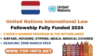United Nations International Law Fellowship Fully Funded 2024