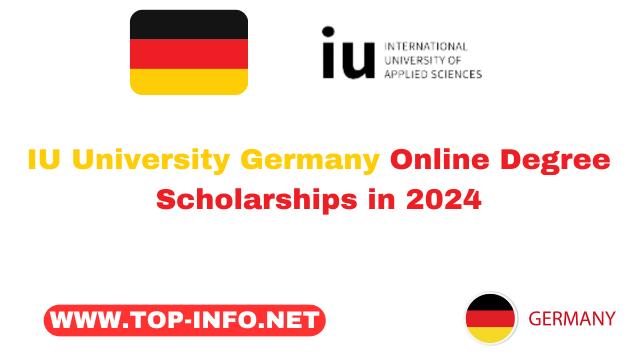 IU University Germany Online Degree Scholarships in 2024
