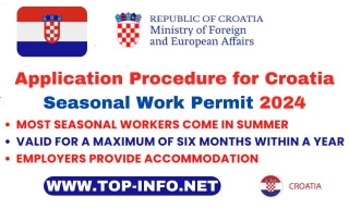 Application Procedure For Croatia Seasonal Work Permit 2024