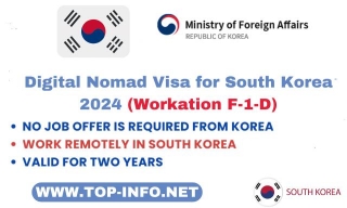 Digital Nomad Visa For South Korea 2024 (Workation F-1-D)