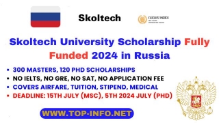 Skoltech University Scholarship Fully Funded 2024 In Russia