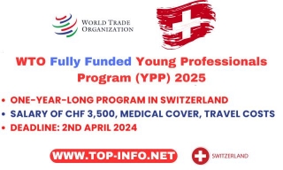 WTO Fully Funded Young Professionals Program (YPP) 2025