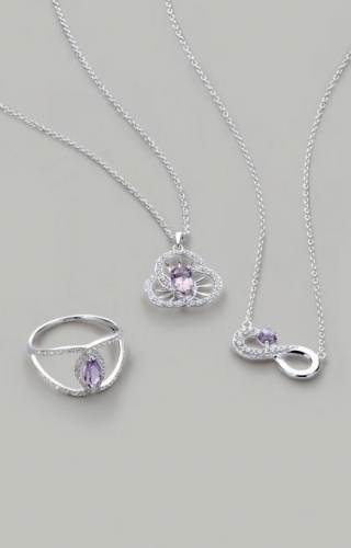Fine Jewelry: From The Sterling Silver Amethyst Collection