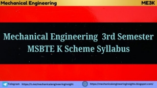 Mechanical Engineering  3rd Semester MSBTE K Scheme Syllabus