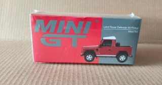Land Rover Defender 90 Pickup And Car Hauler Trailer Type B By Mini GT