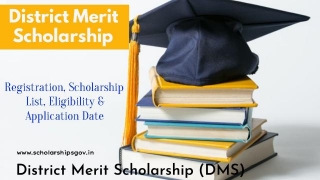 District Merit Scholarship 2024: Registration, Scholarship List, Eligibility & Application Date