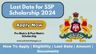 Last Date For SSP Scholarship 2024: Apply Online, Eligibility, Status Check