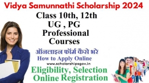 Vidya Samunnathi Scholarship 2024:  Application Process, Check High School To Graduation & Eligibility