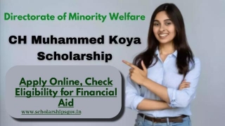 Ch Muhammed Koya Scholarship 2024: Apply Online, Check Eligibility For Financial Aid