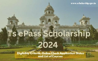 TS EPass Scholarship Status 2024: Eligibility Criteria, Online Check Application Status And List Of Courses