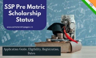 SSP Pre Matric Scholarship Status: Application Guide, Eligibility, Registration, Dates
