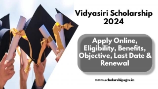 Vidyasiri Scholarship 2024: Apply Online, Eligibility, Benefits, Objective, Last Date & Renewal