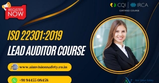 ISO 22301:2019 Lead Auditor Course | Online Training In Aim Vision Safety Training & Consulting