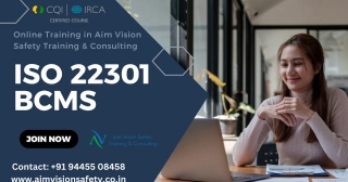 ISO 22301 BCMS | Online Training In Aim Vision Safety Training & Consulting