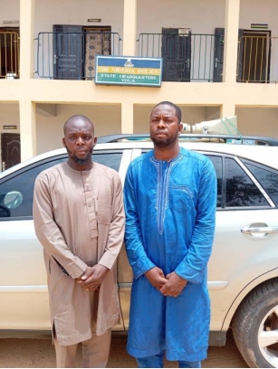 Adamawa Police Arrest Two Suspected Armed Robbers, Recover Stolen Vehicle