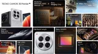 Tecno Camon 30 Premier Unveiled: 5G, 50MP Quad Cameras, And More