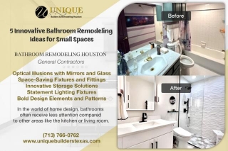 5 Innovative Bathroom Remodeling Houston Ideas For Small Spaces