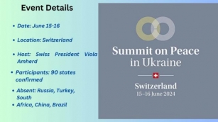 Swiss Summit, A Global Push For Ukraine Peace!