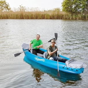 Kayak Insuflável Para 2 Pessoas 330x105x50cm, Azul