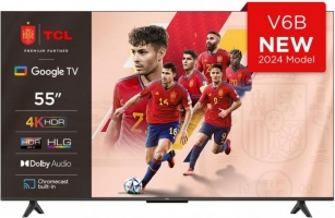 TCL 55V6B 55″ 4K Ultra HD, HDR TV, Smart TV Powered By Google TV