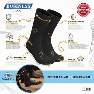 Meias Formais Para Homem BUSINESS Socks 10 Pares