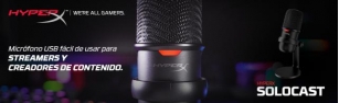 HyperX SoloCast Microfone Condensador USB