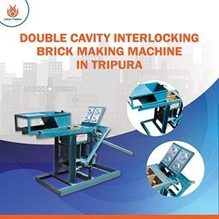Interlocking Double Cavity Brick Making Machine In Tripura