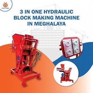 3 In 1 Hydraulic Block Making Machine In Meghalaya