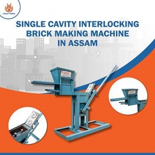 Interlocking Single Cavity Brick Making Machine In Guwahati