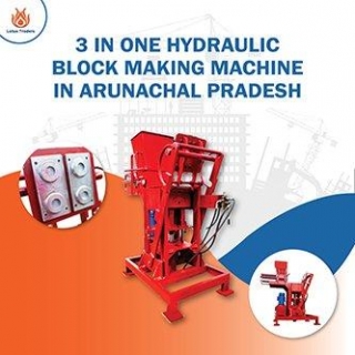 3 In 1 Hydraulic Block Making Machine In Arunachal Pradesh