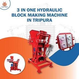 3 In 1 Hydraulic Block Making Machine In Tripura