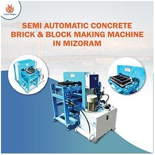 Semi Automatic Brick Making Machine In Mizoram