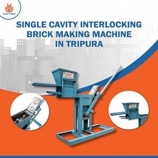 Interlocking Single Cavity Brick Making Machine In Tripura