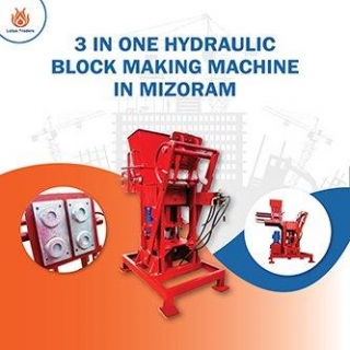 3 In 1 Hydraulic Block Making Machine In Mizoram