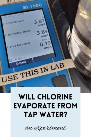Will Chlorine Evaporate From Tap Water?