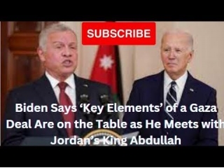 Biden Says ‘Key Elements’ Of A Gaza Deal Are On The Table As He Meets With Jordan’s King Abdullah