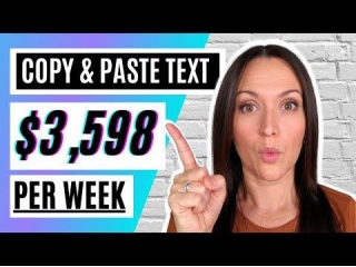 Copy And Paste Text To Make $1,000 Online Per Week
