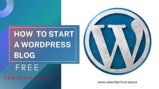 How To Start Blogging Free On Wordpress 2024 -5 Mins Beginners Guide